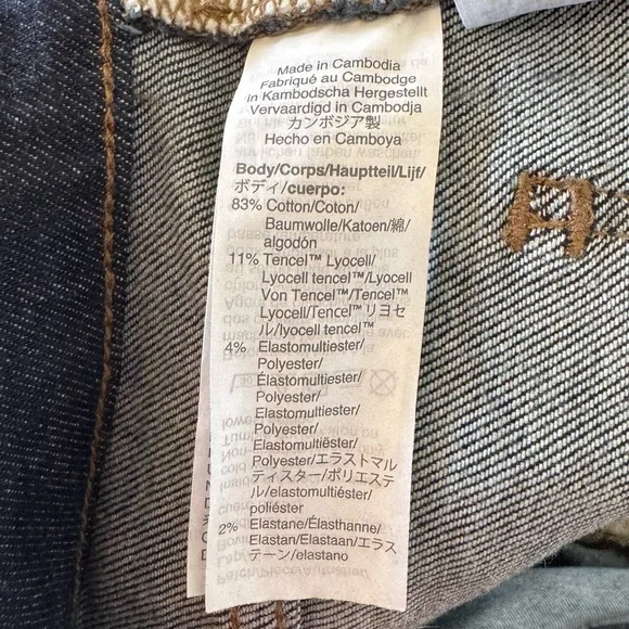 Madewell 9" High-Rise Skinny Jeans Size 26, Dark Blue - Picture 7 of 10